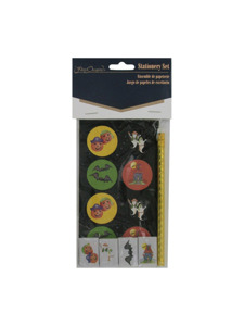 pirate ghosts stationery set (pencil, erasers, stickers)