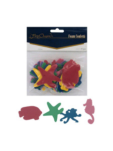 sea life foam confetti .5 ounce bag