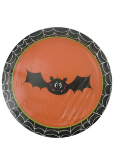 silly souls halloween 8 count 6 3/4 inch round plates