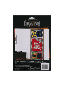 speedway giant decorating banner 30 x 60 inch
