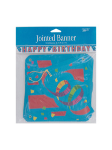 streamer celebration 9.25 foot jointed banner