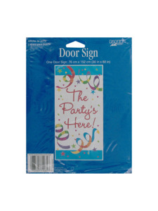 streamer celebration 30 x 60 inch party door sign