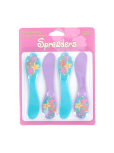 surs up 4 count plastic spreaders