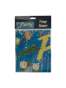 swamp party fringe banner