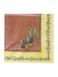 taste of tuscany 16 count 9 7/8 x 9 7/8 napkins
