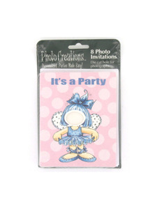 tiny dancer 8 count photo invitations/envelopes