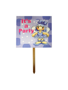 tiny dancer two sided yard sign