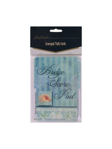 tranquil seas scorepad/tally cards
