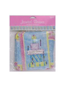 wedding wishes bridal shower jointed banner 8.75 foot