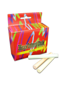 36 Pack colored chalk