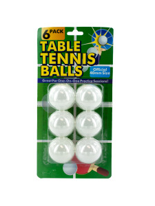 Table tennis balls