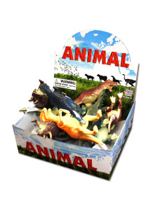 12 piece jumbo dinosaur display (assortment may vary)