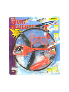Hand-controlled stunt helicopter