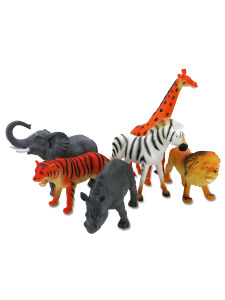wild animals 6 assorted