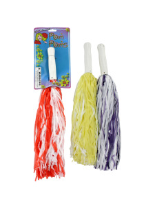 cheerleader pom pom assorted colors