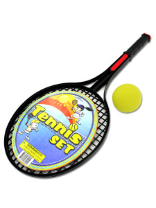 Tennis set with foam ball