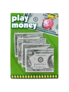 Giant play money (40 pieces)