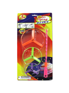 4 piece super flyer disks