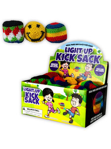 light-up kick sack in display box