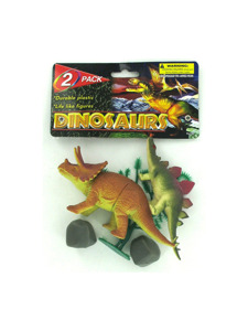 Plastic dinosaurs set