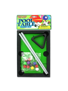 Pool table game set 