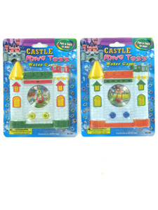 castle water ring toss game 2 assorted