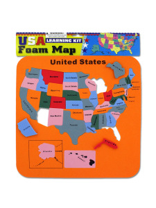 USA foam map set