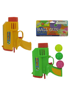 Ball gun with balls and targets