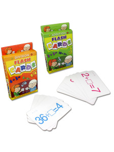 assorted jumbo flash cards