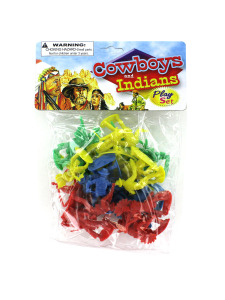 Cowboys and indians play set