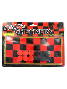 Toy checkerboard with checkers