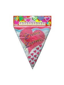 sweet16 12 heart banner pf27