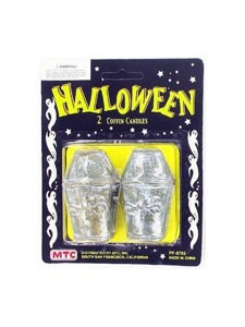 2 pack coffin candles