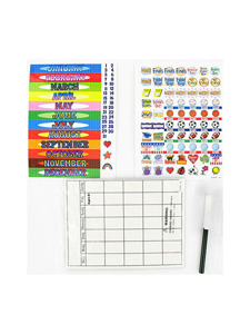 magnetic locker calendar