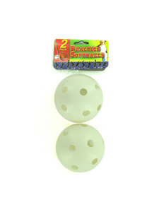 2 pack plastic practice softball