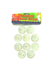 10pk practice golfball