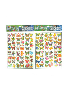 butterfly stickers (assortment may vary)