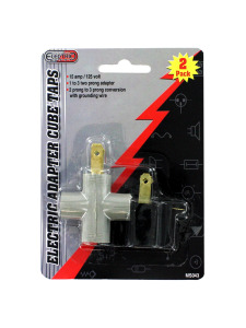 2 Pack electric adapter cube taps