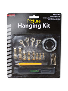Picture hanging kit