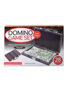 double six dominos w/ carry case