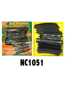 Express train play set with tracks