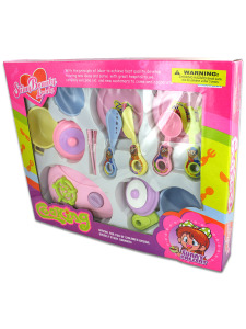 Childrens play cookware & plate set