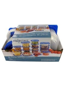 13 Pack storage container set with lids