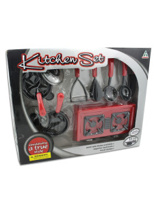 Kitchen play set with stove