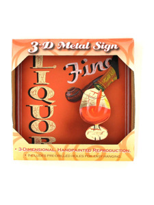 sq fine liquor 3d sign