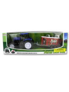 Childrens farm tractor set