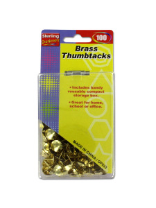 Brass thumbtacks