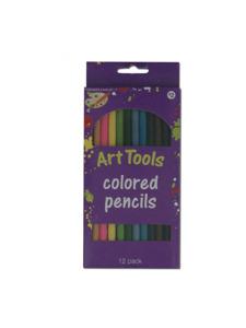 12 Piece colored pencils