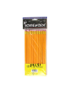 12 Pack of #2 pencils