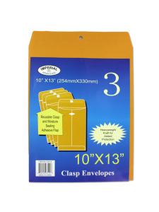10x 13Clasp envelopes